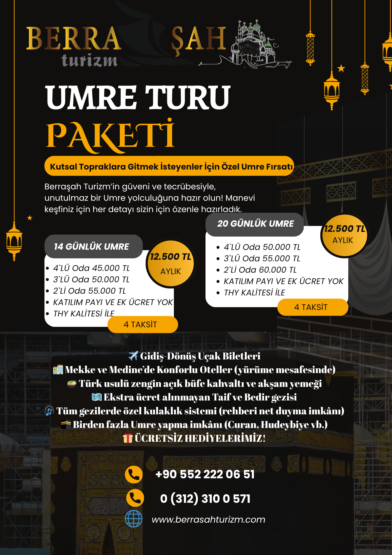 14 Günlük Ekonomik Ümre Programı